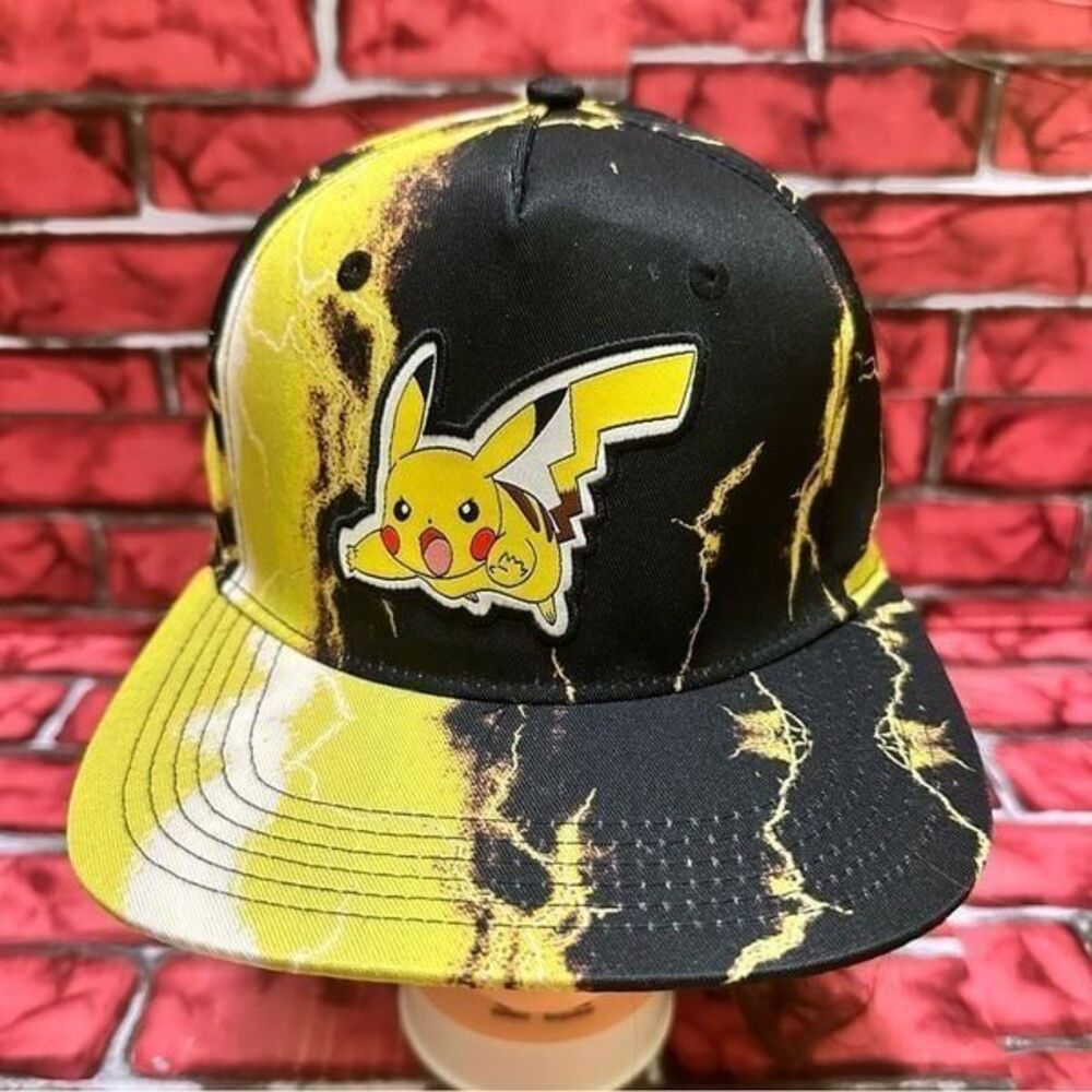 Pikachu Pokemon SnapBack Hat adjustable